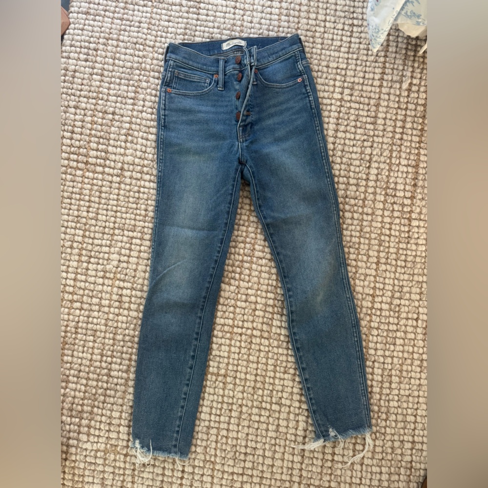 Madewell Women's 10” high-rise Skinny Jeans in Blue